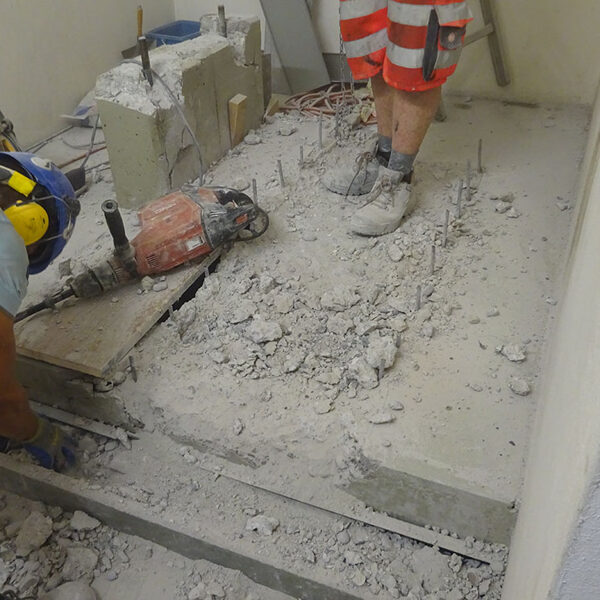 Betoonist aluse demonteerimine BETONAMITiga