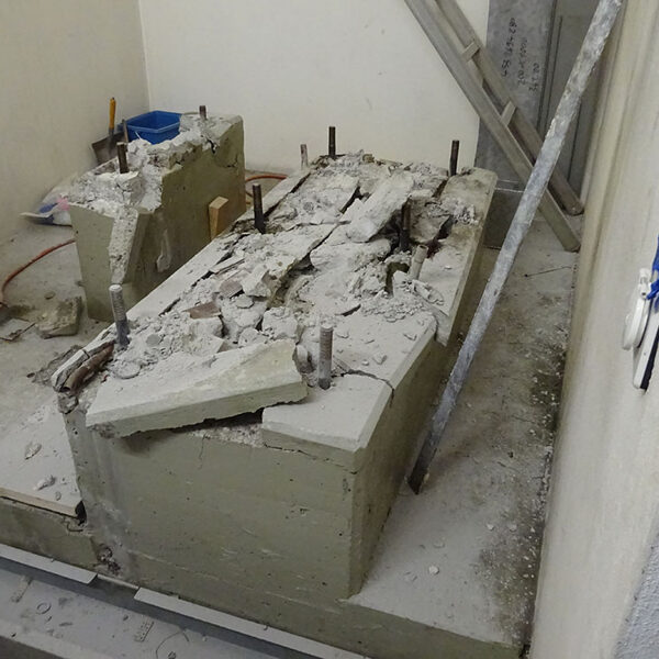 Betono postamento demontavimas BETONAMIT