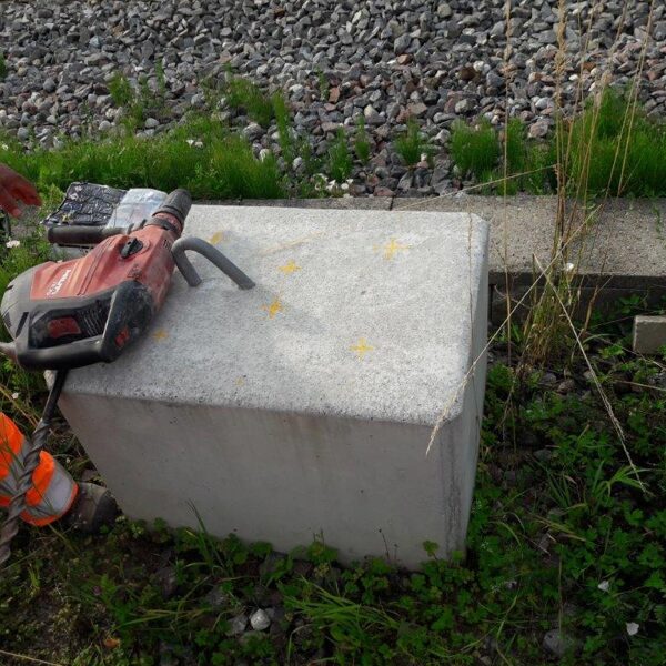 Betono postamento demontavimas BETONAMIT