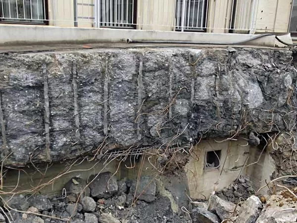 Armeeritud betooni demonteerimine BETONAMITiga
