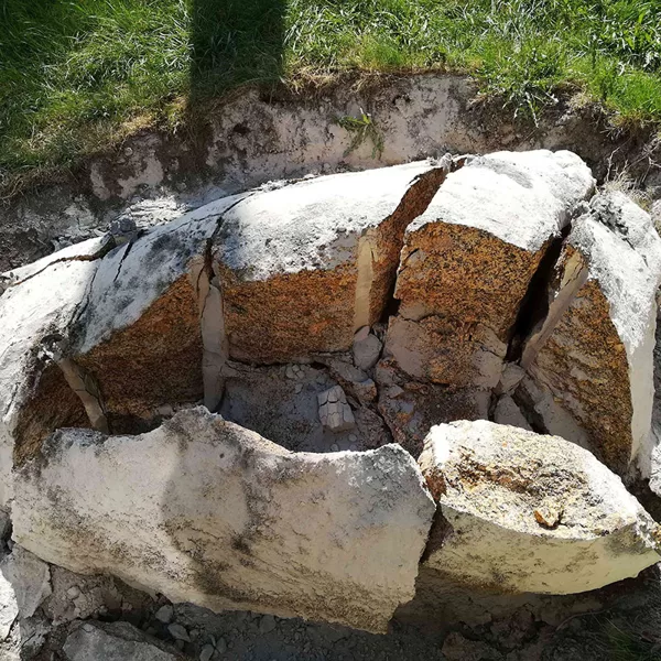 Akmenų demontavimas su BETONAMIT